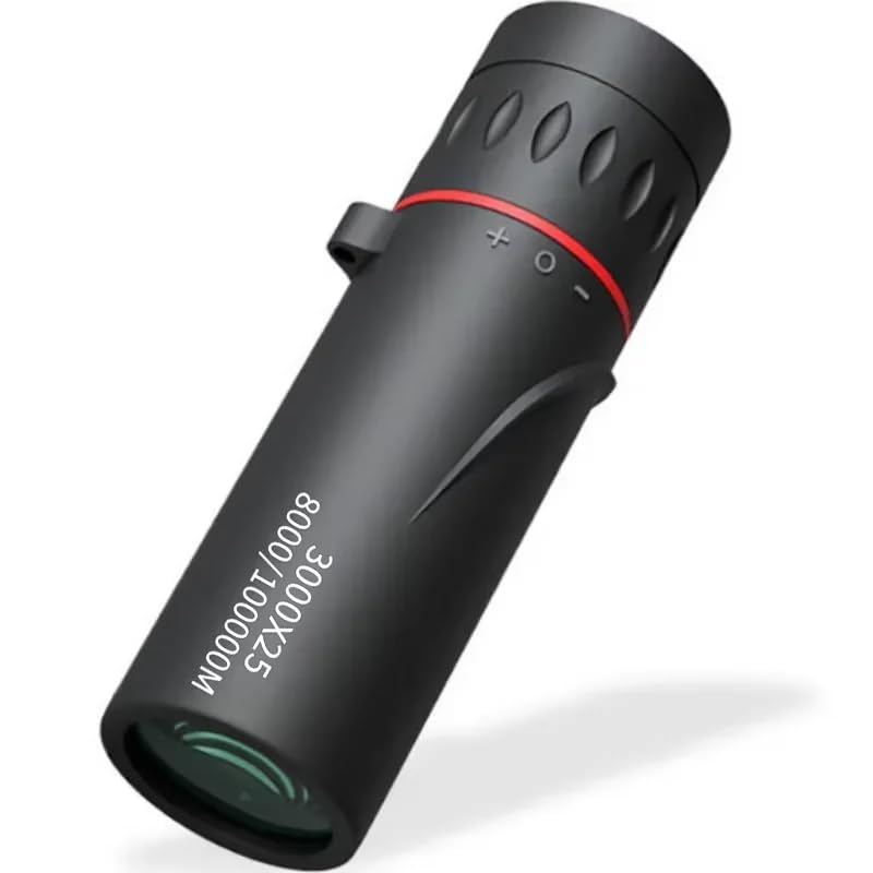 Portable Binoculars, 3000x25 Long-Focus HD Professional Monocular for Adults, Su