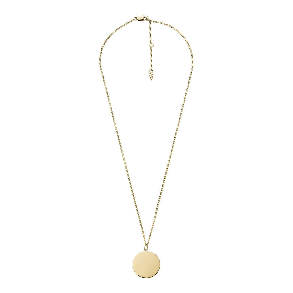 Fossil Collana da donna in acciaio inossidabile con chiusura a moschettone, tono