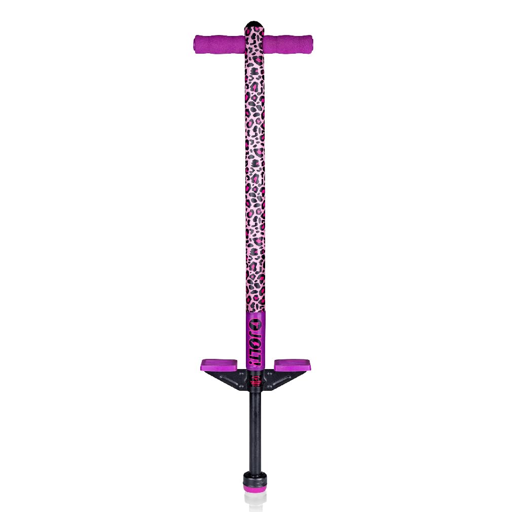Flybar Jolt Pogo Stick for Kids, Perfect for Beginners w/ Foam-Covered Metal Fra