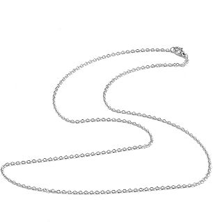 10 Pendant Hanging 304 Stainless Steel Chain Necklaces with Extension Chain Taps, Tarnish-Resistant, Unisex Elegant Fashion Necklaces for Jewelry Making, Stainless Steel, No Gemstones