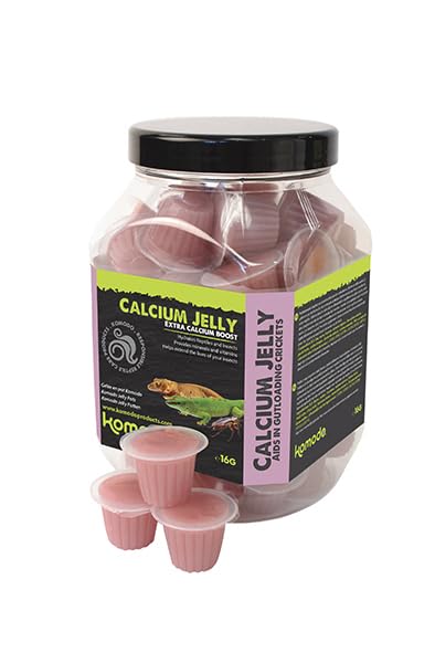 Komodo Jelly Pots Calcium Jar for All Types of Feeder Insects and Nectar & Fruit