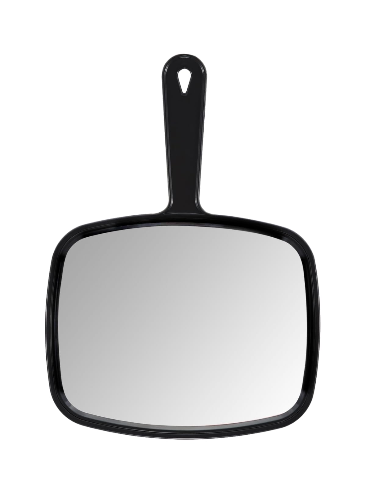 PROTECLE Hand Mirror,9.3" L x 6.7" W Barber Mirror, Black | Handheld M