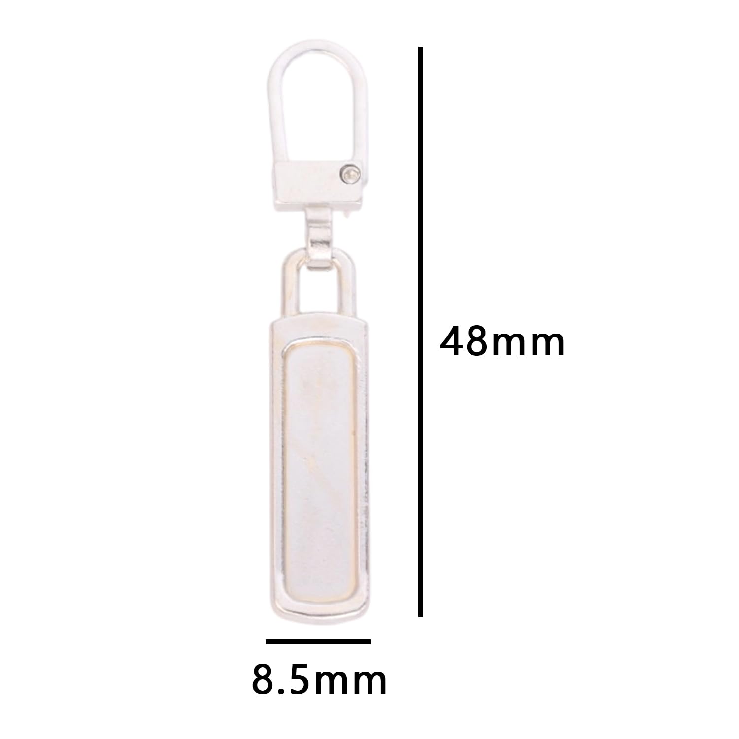 Detachable Replacement Zipper Tabs with Metal Head for Luggage, Bags, Backpacks,