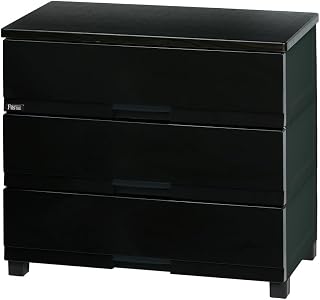 天馬チェスト 完成品 フィッツプラスプレミアム 3段 タンス 幅75×奥行41×高さ66cm 衣装ケース プレミアムブラック FP7503