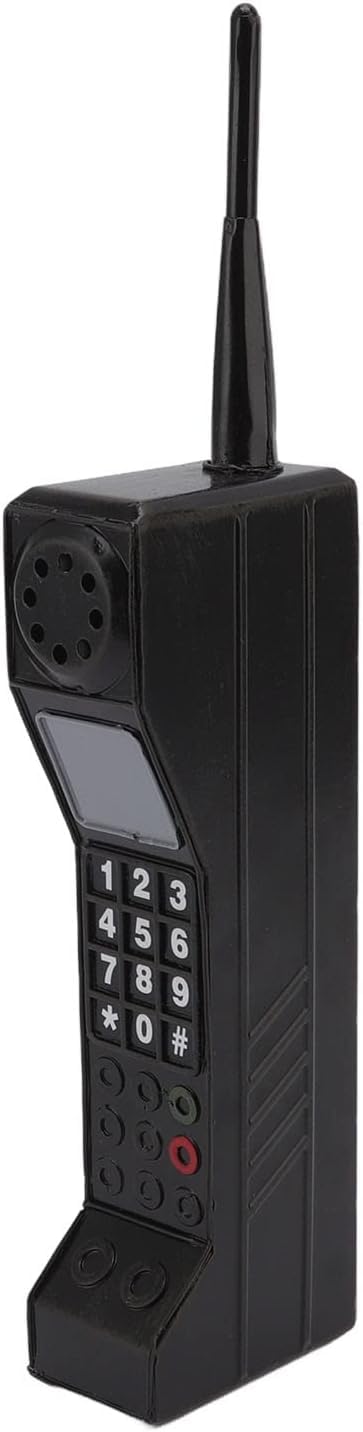 TOTITOM Retro Brick Cell Phone Ornament, 80s 90s Phone Prop, Vintage Cellular Ph