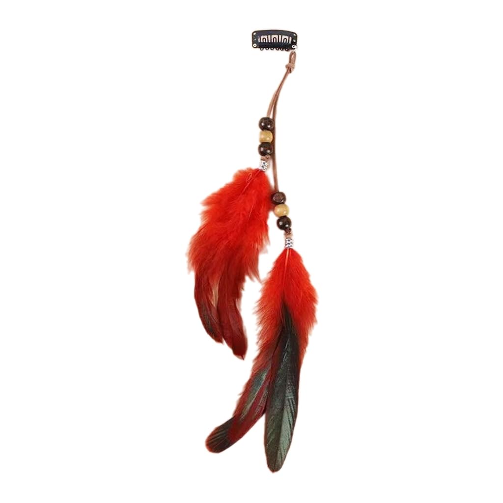 Feather Tassels Hair Accessories Long Headband for Women Perfect for Enhancing a
