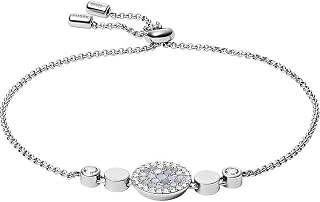 Fossil Women's Bracelet in Steel or Brass with Slider Clasp