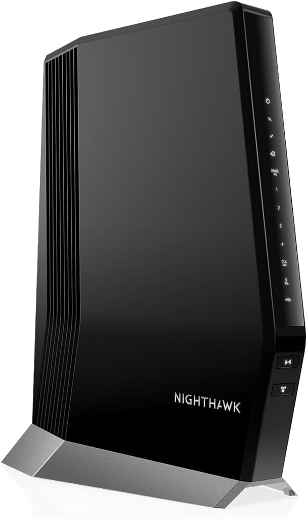 NETGEAR Nighthawk Cable Modem with Built-in WiFi 6 Router (CAX80) - Compatible w
