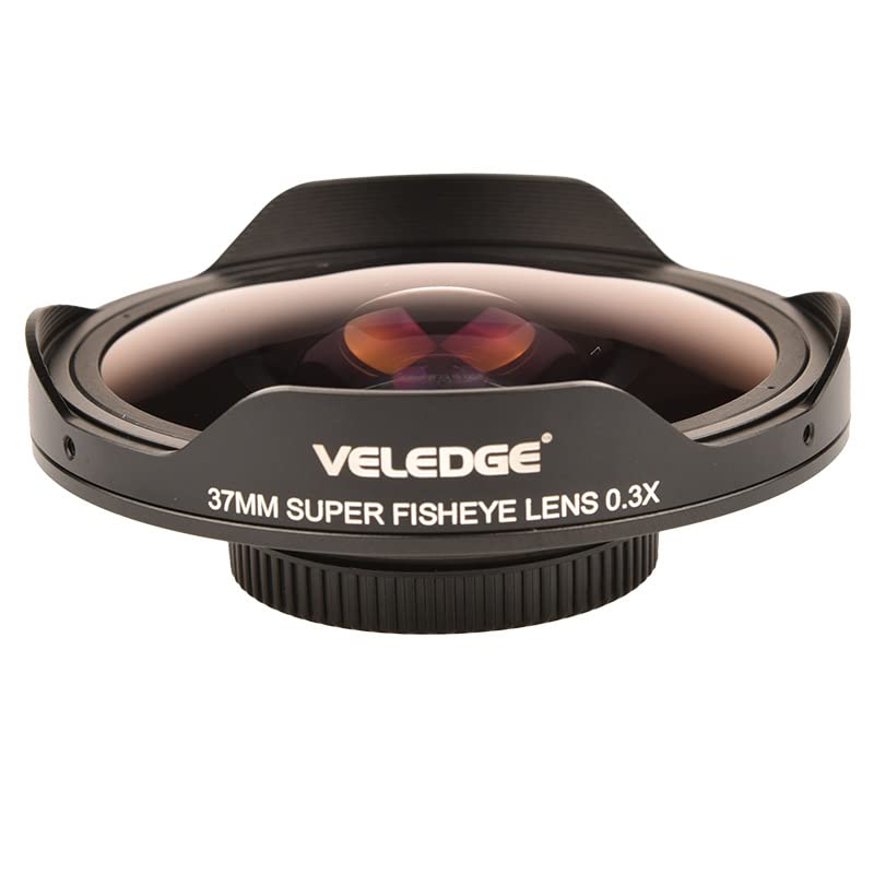 37MM 0.3X Fisheye Ultra Wide Angle Camcorder Video Studio Lens with Adapter