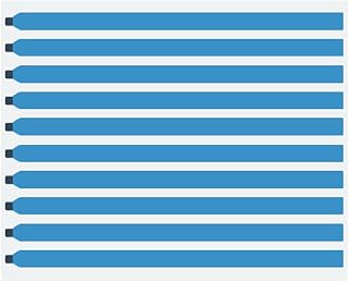 SEIWEI 10PCS Pull Tab Stretch Tape for Laptop LCD LED Screen Replacement Panel, 0.3mm Thick Adhesive Strips, Laptop Screen Rework Double Sided Tape (220 * 8mm, White)