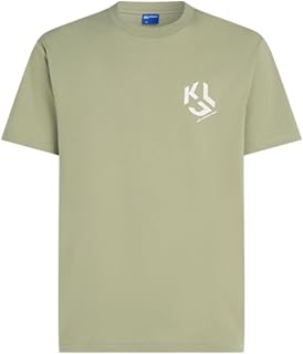 KARL LAGERFELD JEANS, Mens Regular Short Sleeve Monogram Logo T Shirt Regular Fit