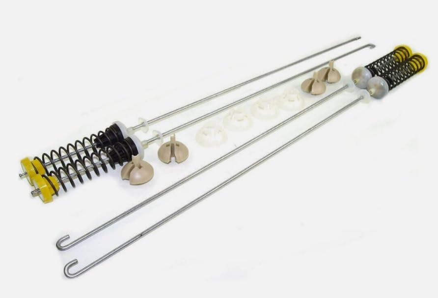 W10780045 Genuine Washer Suspension Rod Spring Kit, 25-1/2 in，Replacement for Wh
