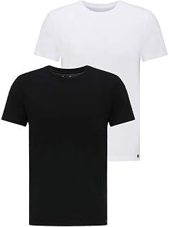 Lee - Men's T-Shirt - Slim Fit - Twin Pack Crew - White