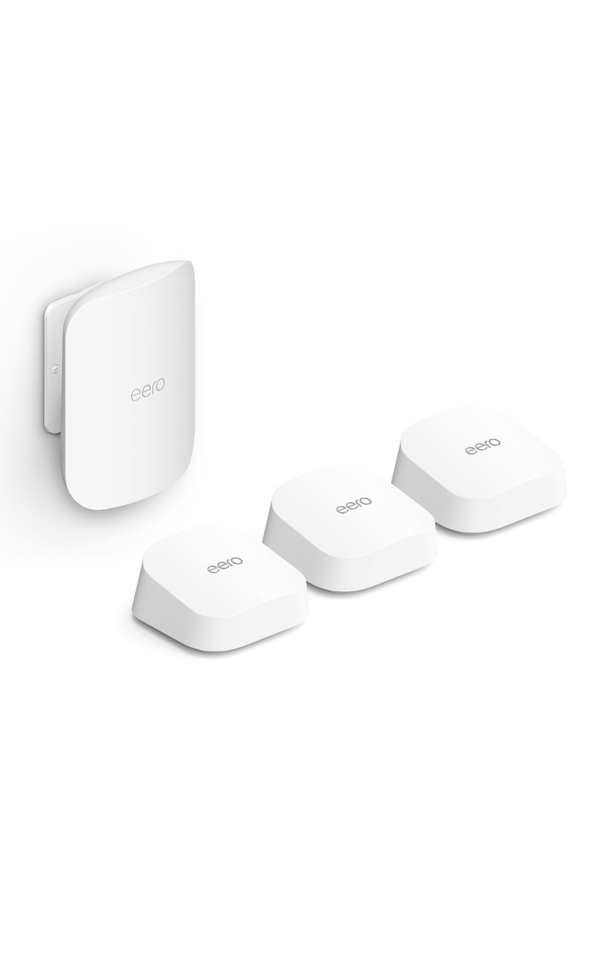 Amazon eero 7 (3-pack) with Amazon eero Outdoor 7 (1-pack) mesh wifi system