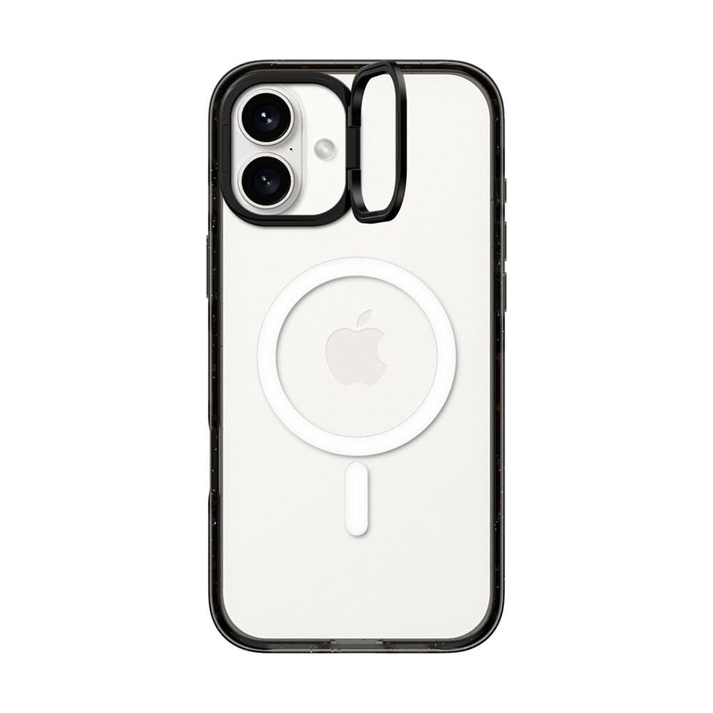 CASETiFY iPhone 16 Plus Case Impact Ring Stand Compatible with MagSafe - Black