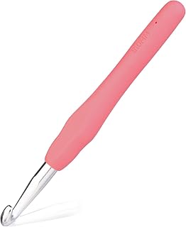 QMNNMA 8 mm Crochet Hook, Ergonomic Crochet Hooks for Arthritic Hands | Crochet Needles for Yarn, Knitting Needles for Beginners, Left-handed People Crocheting Yarn, Good for Making Blankets