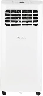 Hisense Portable Air Conditioner 5000-BTU DOE (115-Volt) White Vented, Remote control, Cools 150-sq ft, 24 Hour Timer, 3-modes (Cooling, Fan, Dehumidifier), Noise Level dB 47 - AP0522CR1W (Renewed)