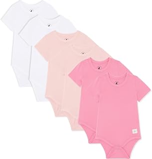 Bramble & Bear Confezione Da 3/6 Gilet Per Neonati A Maniche Corte Vests Neonato Unisex (Pacco da 6)