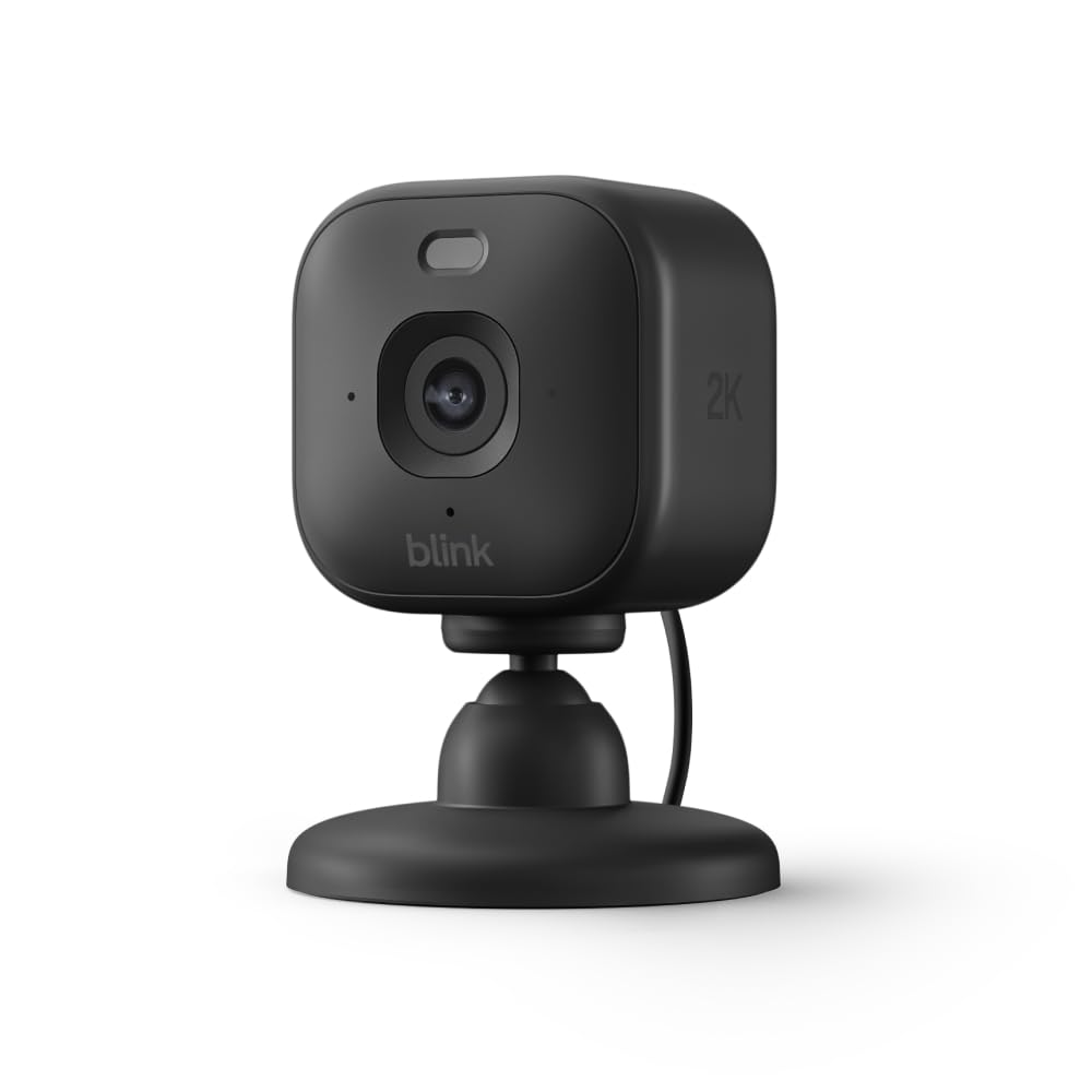 Blink Mini 2K+ (newest model) – Plug-in Home & Pet Security Camera with 2K video