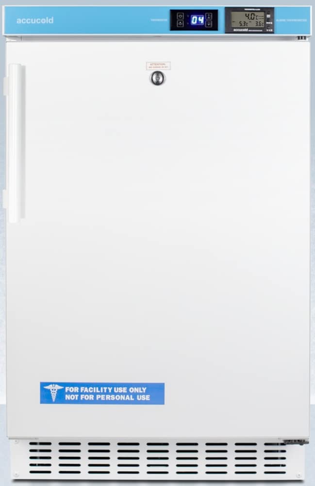 ACCUCOLD 2.65 cu.ft.Medical Refrigerator, White - ACR45LCAL | ADA Compliant, 20"