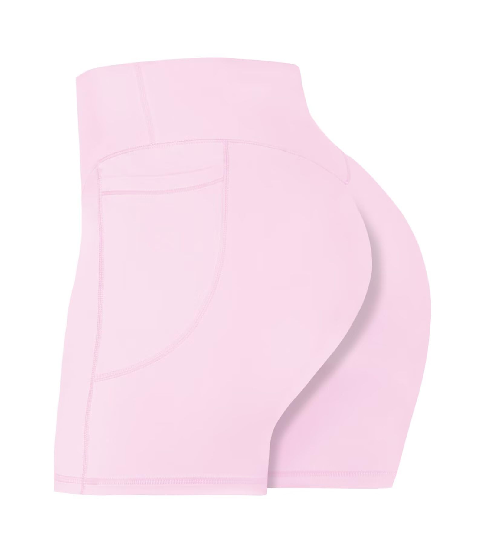 Sunzel Women's Cycling Shorts, Gym Shorts, V Criss Cross High Waist Yoga Workout