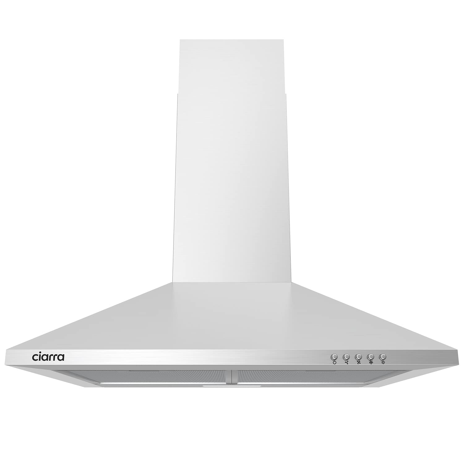 CIARRA 60cm Chimney Cooker Hood, 370m³/h,Ducting & Recirculation,CAS6201A | Stai