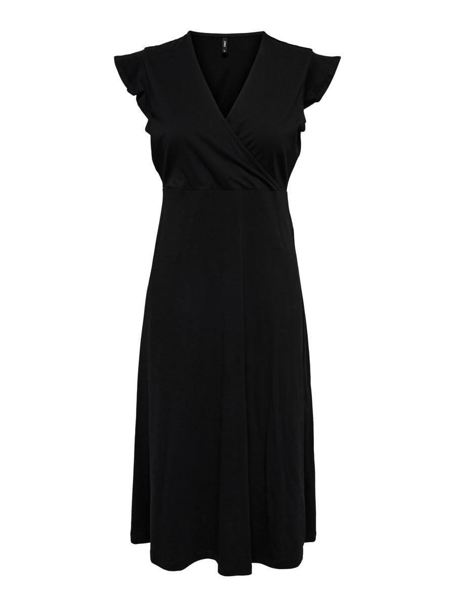 Only Onlmay Women's V Neck Midi Dress