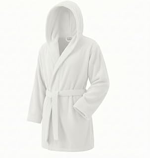 Top Towel - Elegant - Albornoz con Capucha para Mujer y Hombre 100% Algodón, 500 g/m² - Suave y Absorbente para Ducha, Spa y Piscina