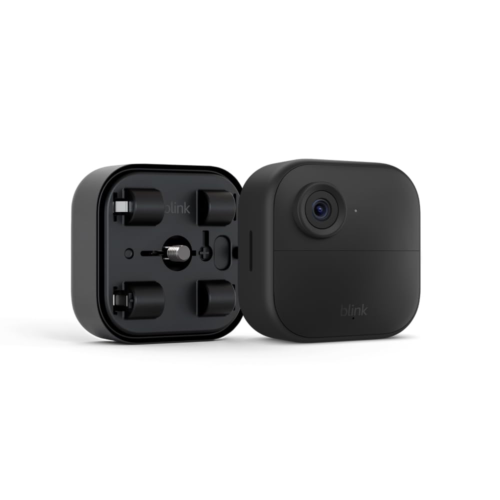 Blink Outdoor 4 (newest model) + Battery Extension Pack — Four-year battery wire
