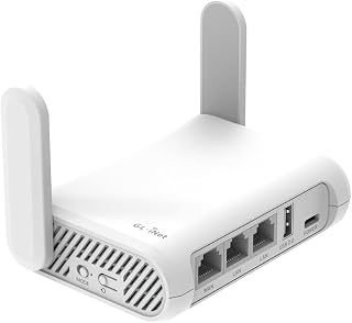 GL.iNet GL-SFT1200 Opal AC1200 Dual Band Travel Router OpenWrt VPN | AC1200 dual band Wi-Fi, 300 Mbps 2.4 GHz plus 867 Mbps 5 GHz for streaming and browsing on the go