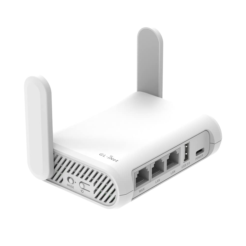 GL.iNet GL-SFT1200 Opal Travel Router, AC1200 Dual-Band Wi-Fi | AC1200 dual-band