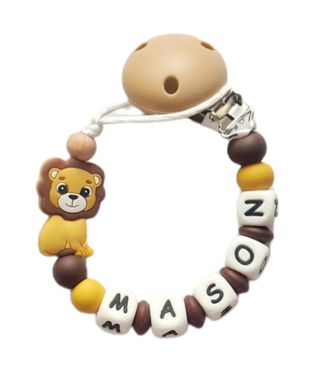 Twinkle Star Baby Custom Lion Jungle Dummy Clip