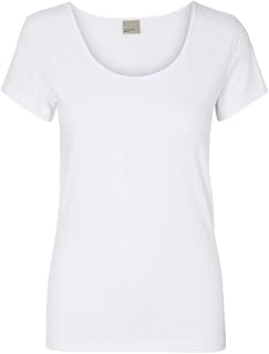 Vero Moda VMMAXI My - Soft SS U-Neck GA 3 Pack T-Shirt 10247489 Womens Grey (2X Dark Grey Melange/ 1x White) 2XL, Grey (2x Dark Grey Melange/ 1x White)