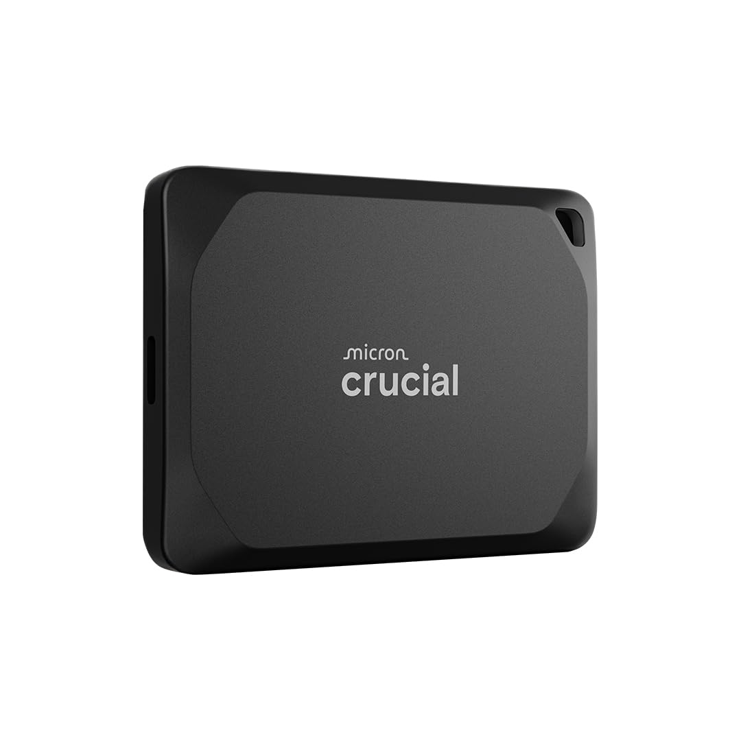 Crucial X10 Pro 1TB Portable SSD, Up to 2100MB/s Read, 2000MB/s Write, 3.2 USB-C