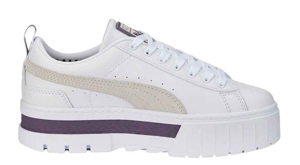 PUMA Women's Leather Platform 381983 Sneakers Maize
