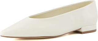 CUSHIONAIRE Gabor Women's Pointed Toe Slip-On Flat +Memory Foam, Wide Widths Available