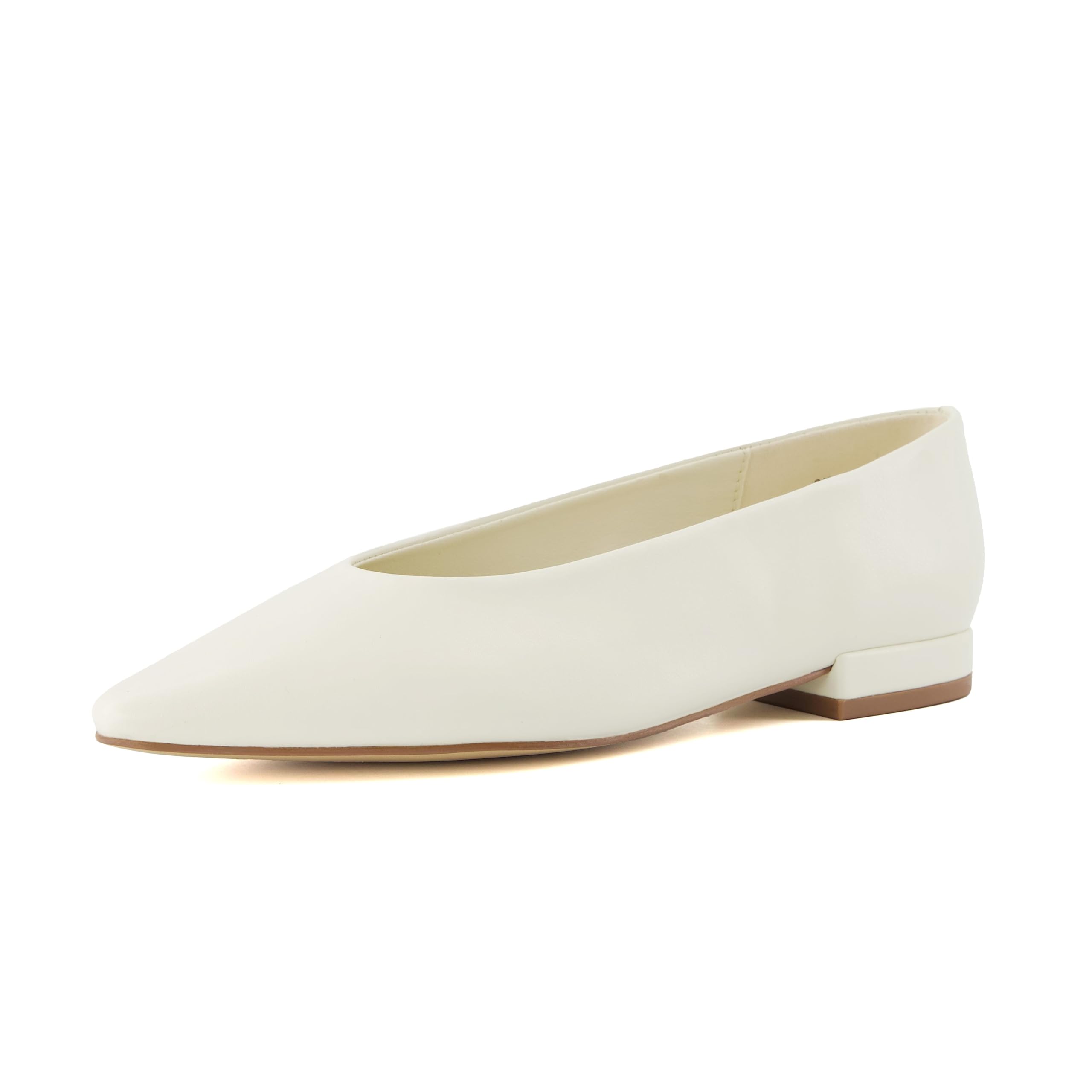 CUSHIONAIRE Gabor Women's Pointed Toe Slip-On Flat +Memory Foam, Wide Widths Ava