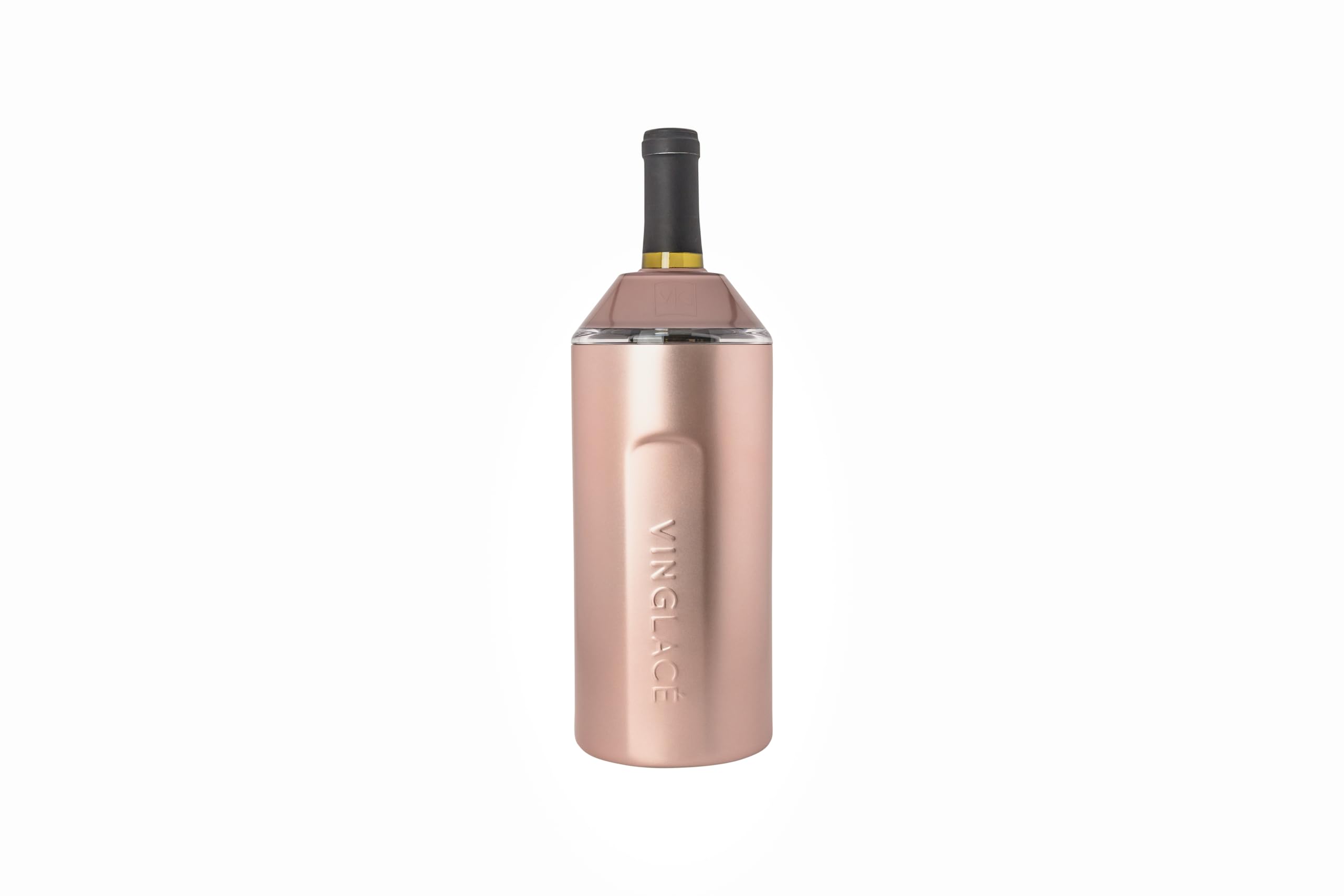 Vinglacé Wine Bottle Chiller- Portable Champagne Insulator- Stainless Steel Wine