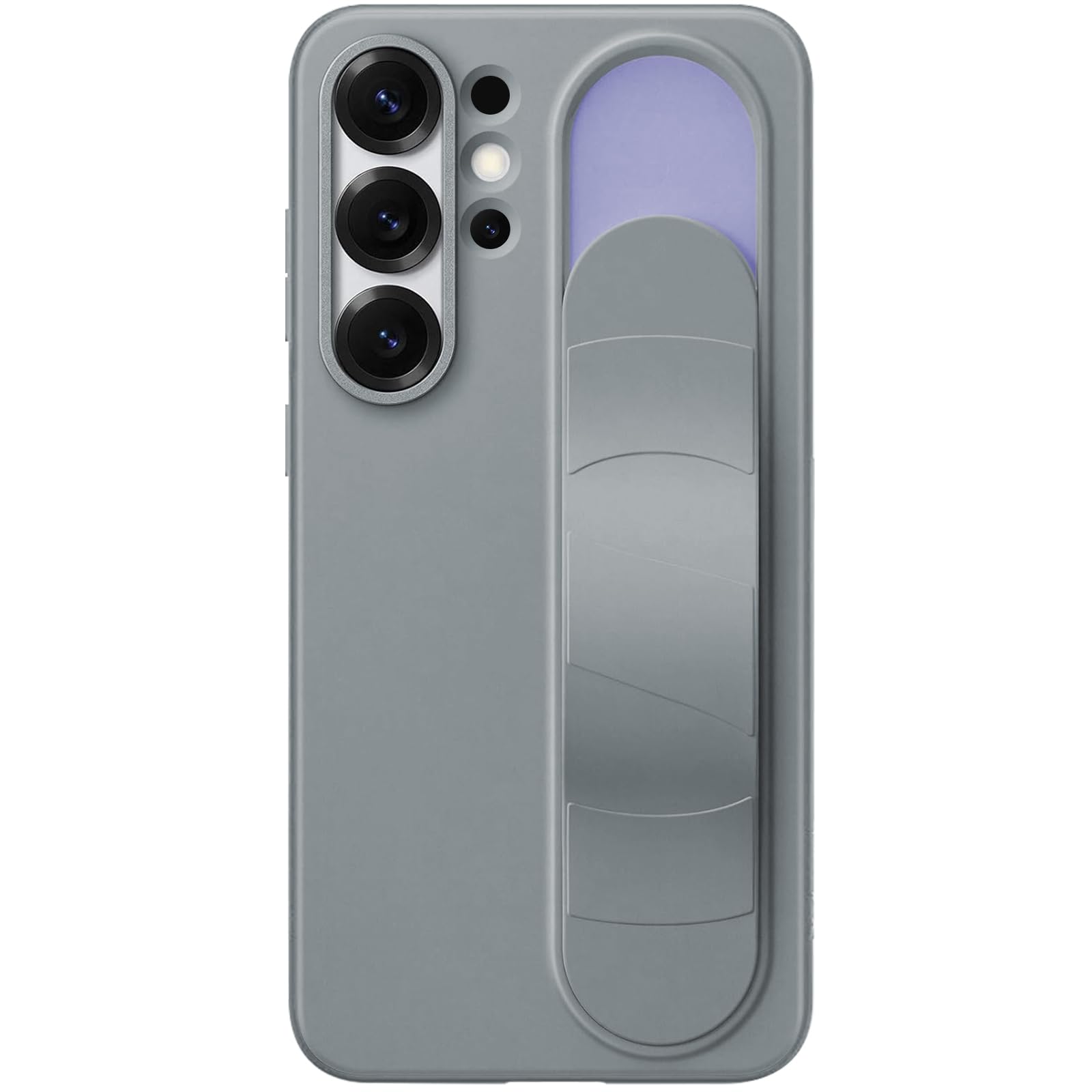 for Samsung Galaxy S25 Ultra 5G with Smart Button, Standing Grip Phone Case with