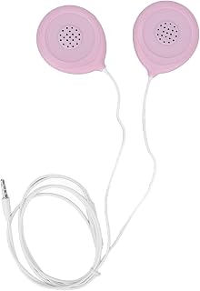 LVPETALIZE Baby Bump Headphones Pregnancy Speakers to Play Music Baby Heartbeat Monitor Pregnancy Belly Headphones with Adapter Cable Pink for Prenatal Bonding