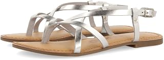 lelex Women's Roman Style White Sandals