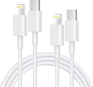 USB C to Lightning Cable 1M+1.8M [Apple MFi Certified] iPhone Charger Cable | USB C iPhone Charger Cable 2Pack 3FT+6FT Fast Lightning to Type C Cable for iPhone 14 Pro Max 13 12 11 X XS XR Plus
