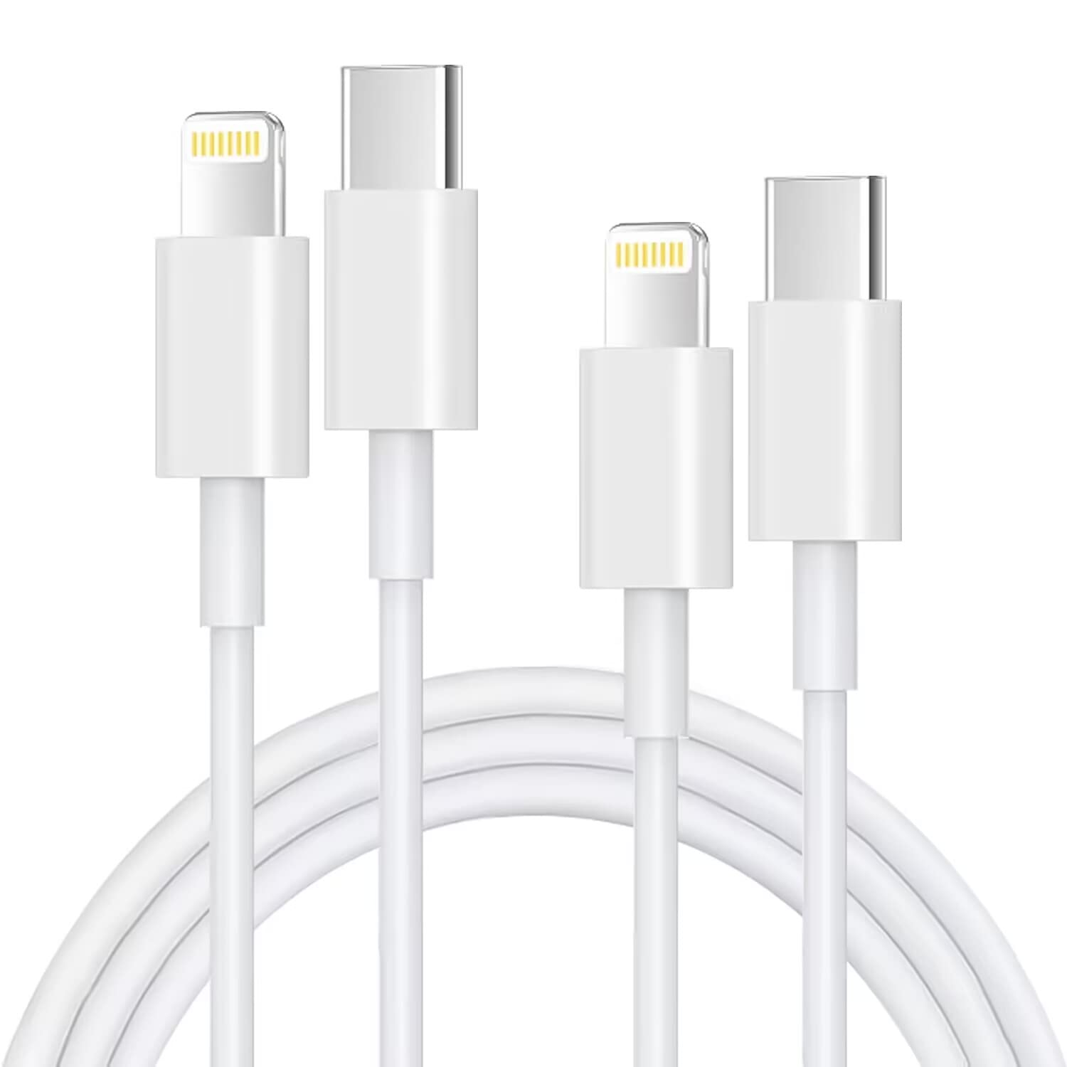 USB C to Lightning Cable 1M+1.8M [Apple MFi Certified] iPhone Charger Cable | US