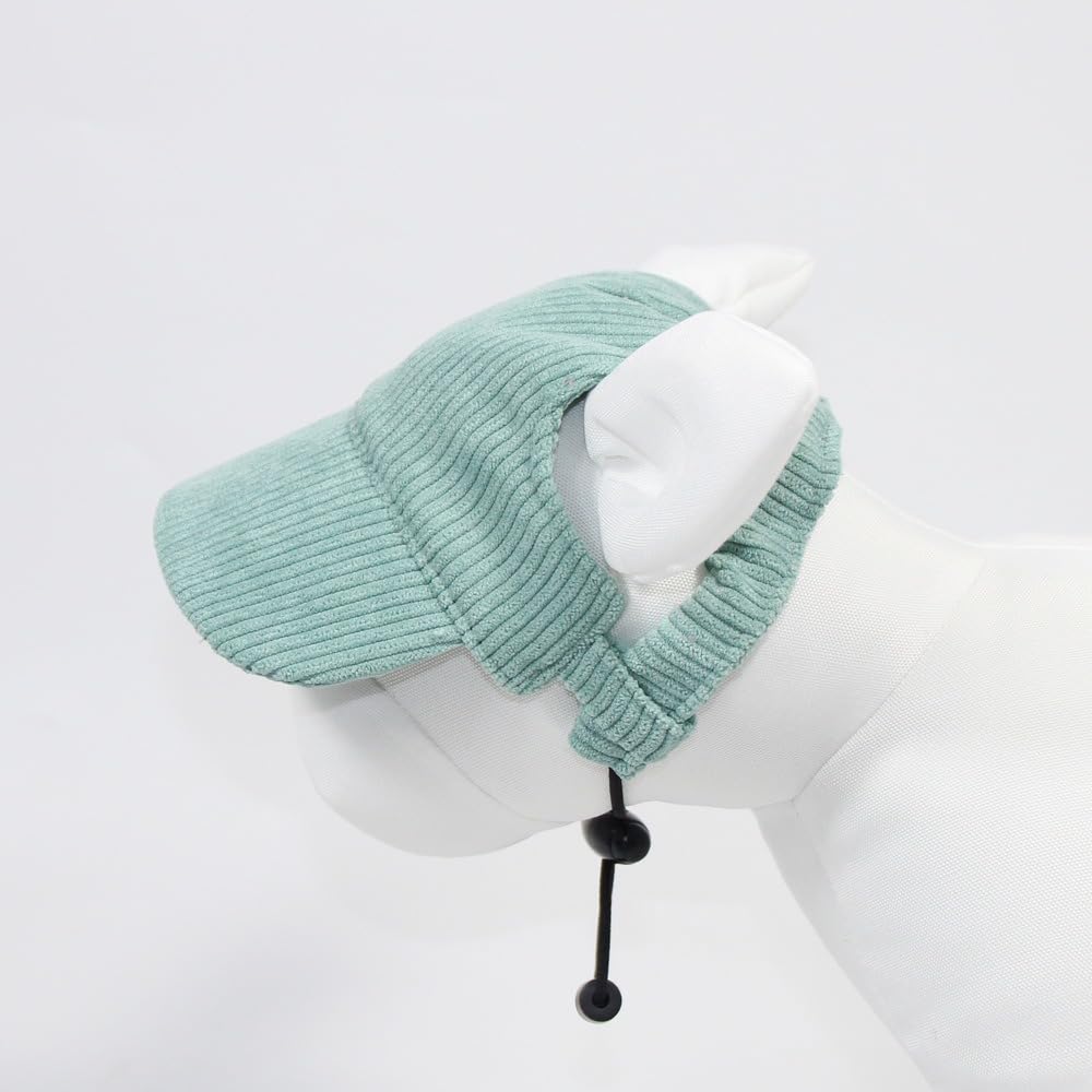 Dog Cat Baseball Cap Summer Beach Hat with Ear Holes Adjustable Puppy Hat