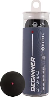 Raquex Squash Balls (3, 6 or 12 Balls) - 4x Speed Options | Premium Rubber, Colour-Coded Dots, All Skill Levels