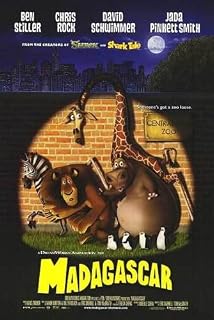 MADAGASCAR - 11"x17" Original Promo Movie Poster 2005 Ben Stiller Chris Rock