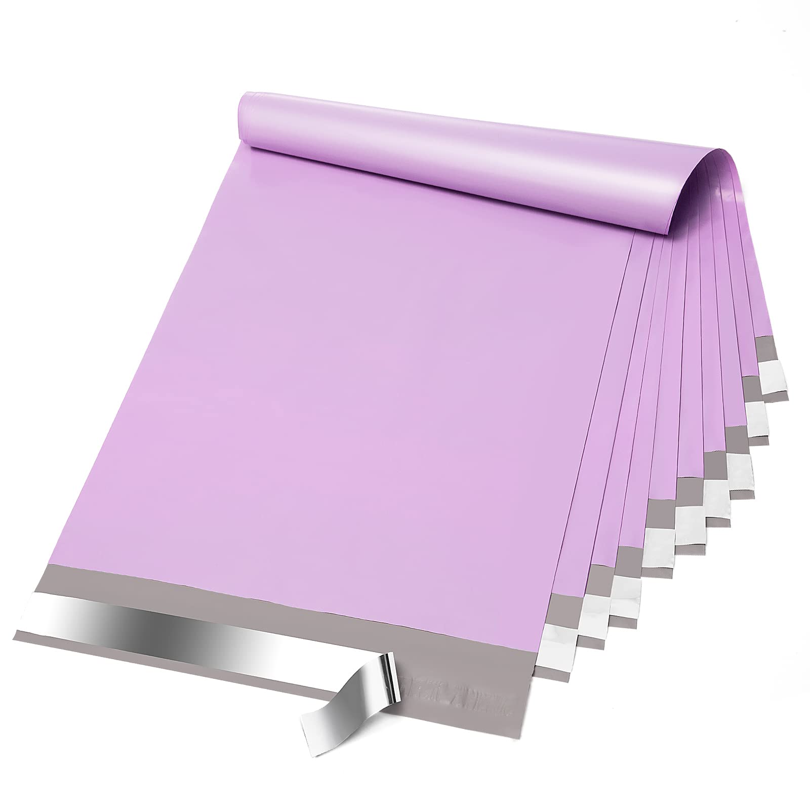 Fuxury Poly Mailers 10x13 Inch 50 Pcs,Shipping Bags for Clothing Purple | Waterp