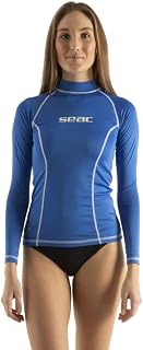 Seac T-Sun Long Women's Protective Rash Guard Diving Shirt for Snorkeling and Swimming with Sun Protection