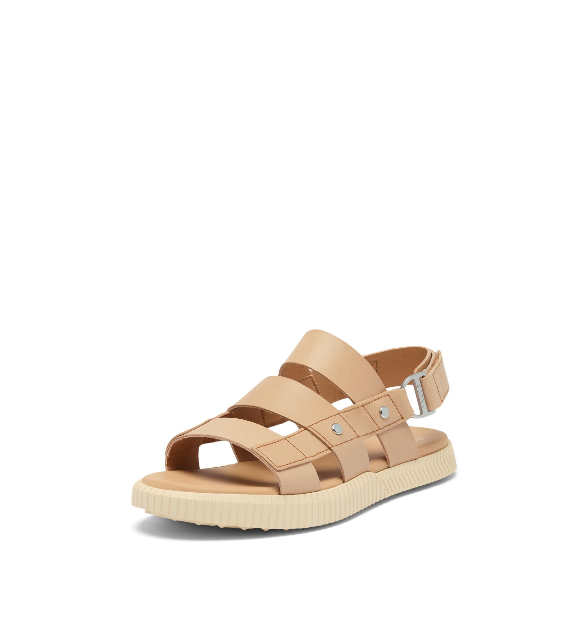 Sorel ONA Ave Slingback Flat Sandal, Women's Flat Sandals, Whitened Ceramic Hone