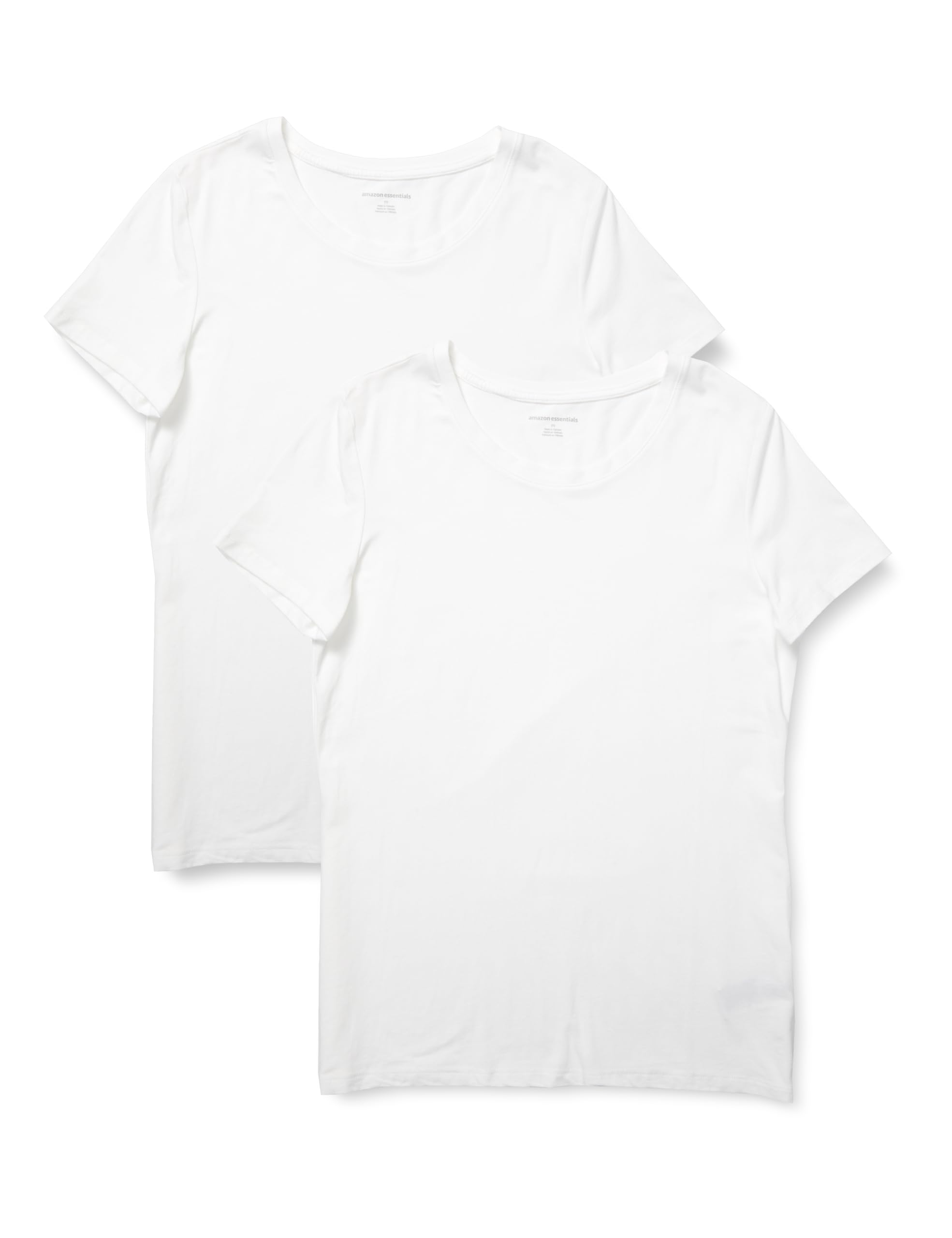 Amazon Essentials Women's Multipack T-Shirt, Regular Fit, Short Sleeve (Crew Nec